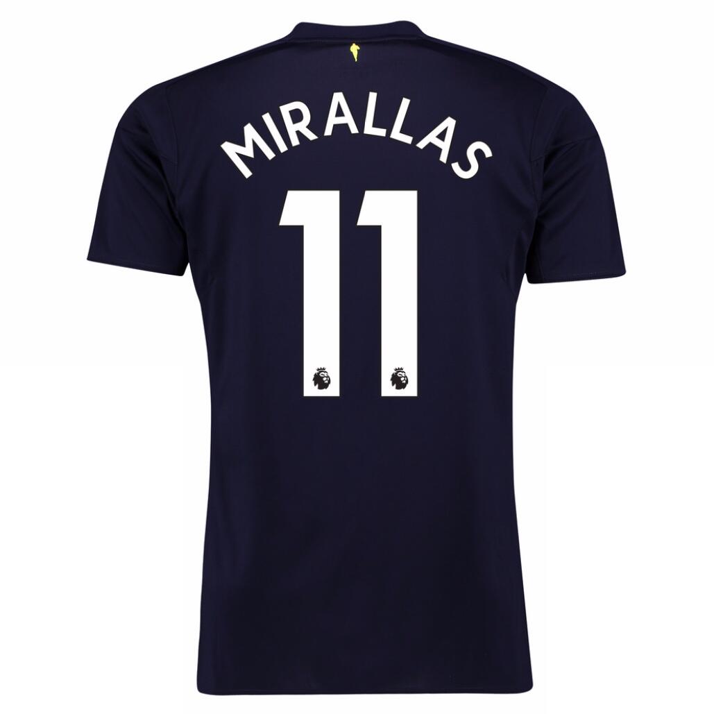 Camiseta Everton Tercera equipo Mirallas 2017-18